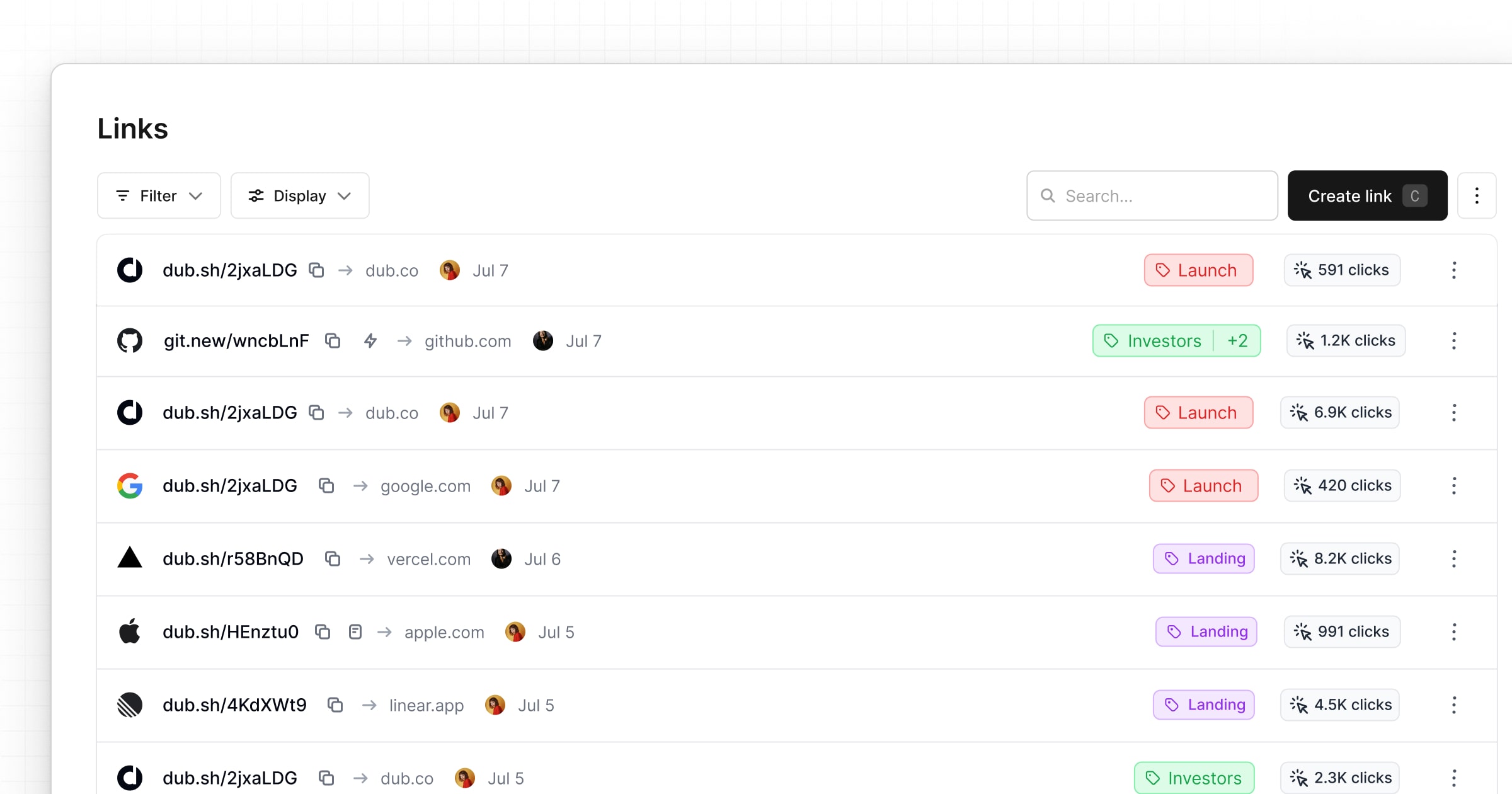 Screenshot of app Dub